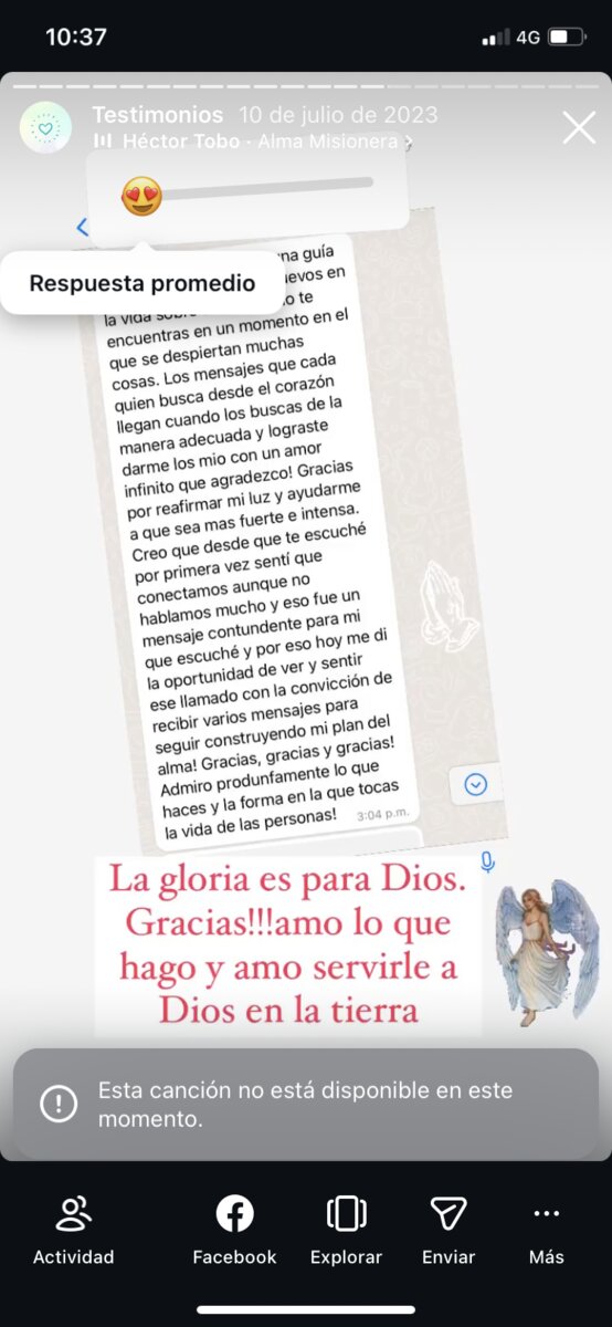 Testimonio real